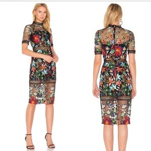 vone blushing floral sheath